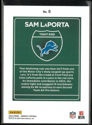 2024 Panini Donruss Downtown Sam LaPorta 
