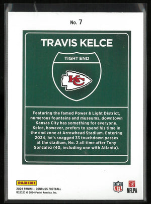2024 Panini Donruss Downtown Travis Kelce 