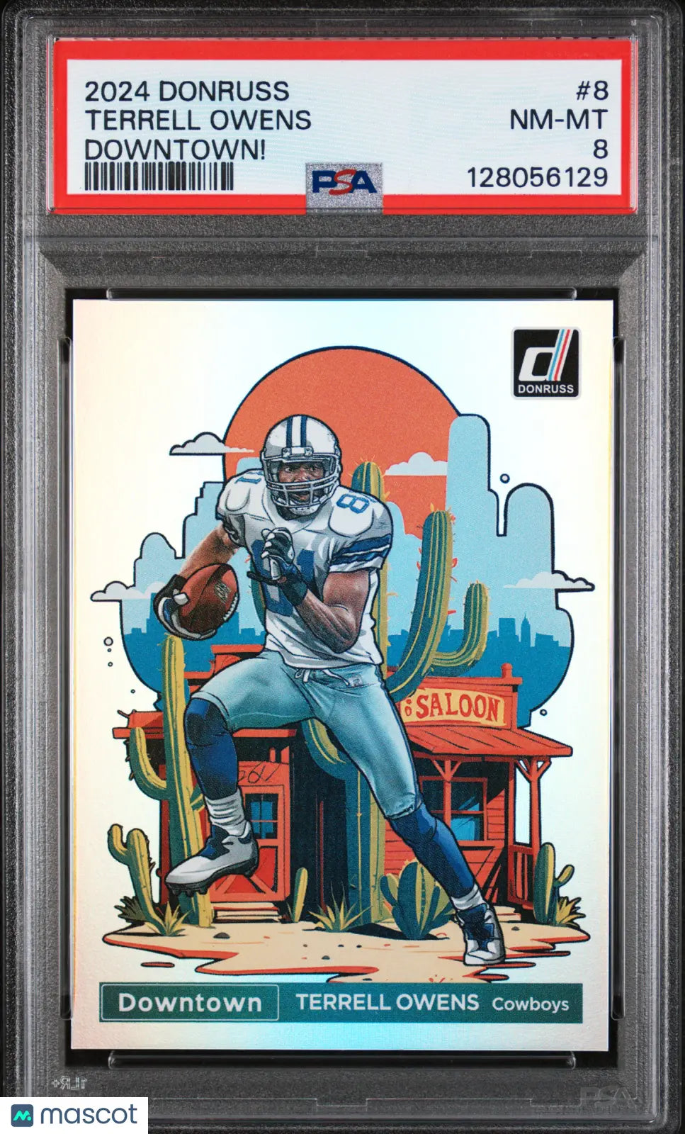2024 Panini Donruss Downtown! Terrell Owens #8 PSA 8 