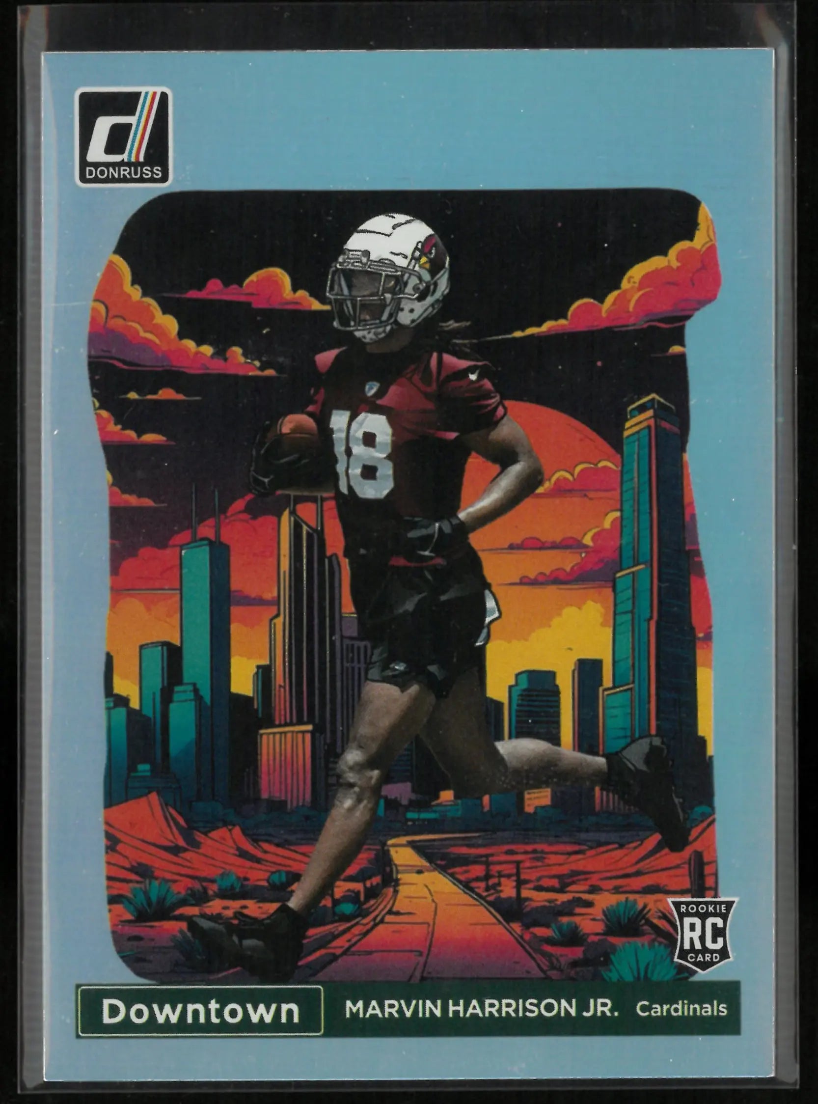 2024 Panini Donruss Optic Downtown Marvin Harrison JR. Rookie RC 