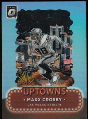 2024 Panini Donruss Optic Football Maxx Crosby UpTowns! 