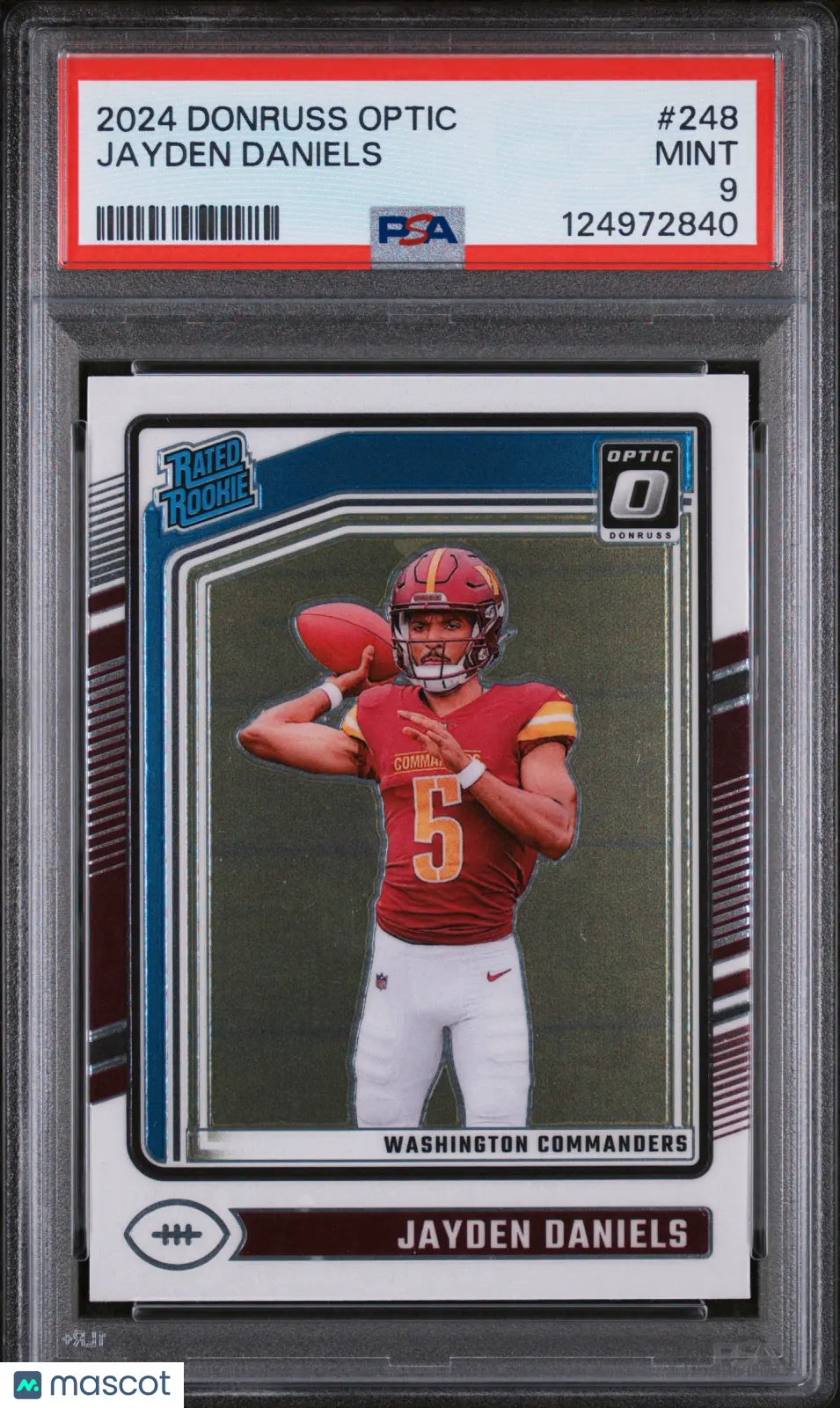 2024 Panini Donruss Optic Jayden Daniels #248 PSA 9 