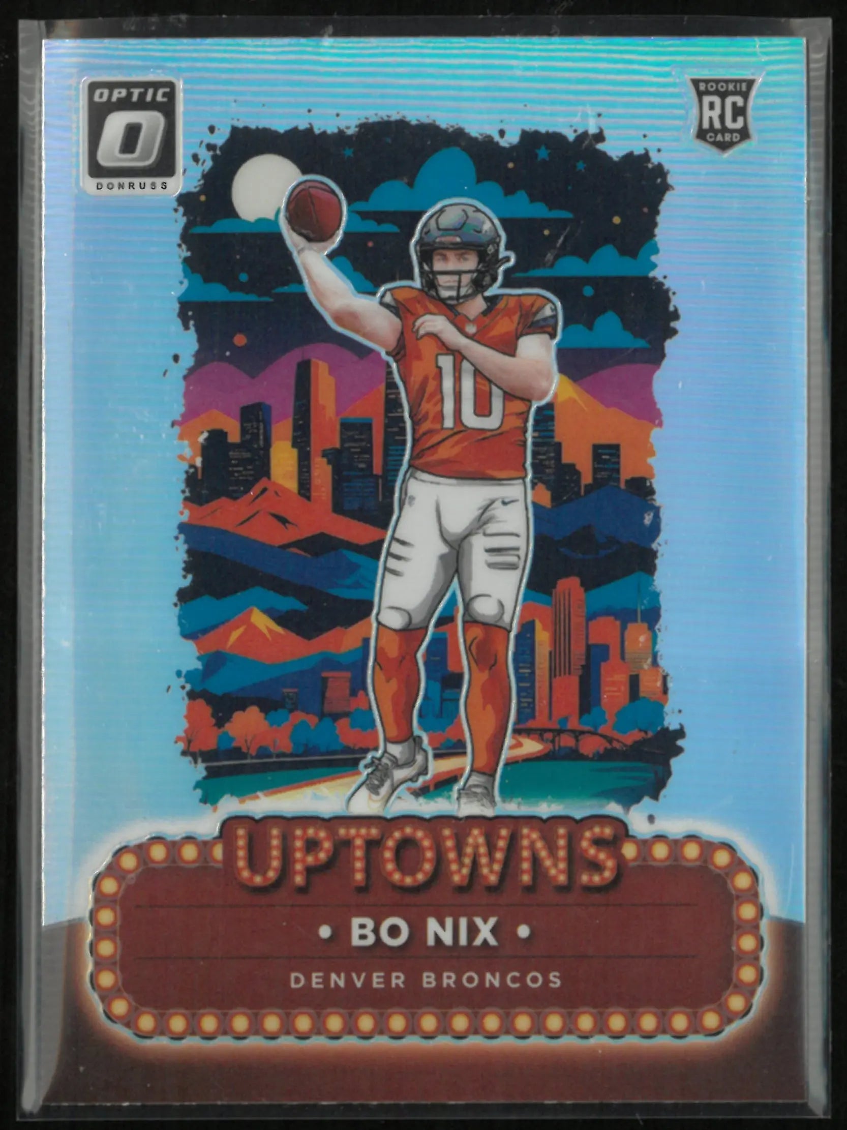 2024 Panini Donruss Optics Uptowns Bo Nix Rookie RC 