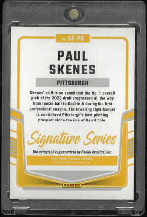 2024 Panini Donruss Silver Auto Paul Skenes 