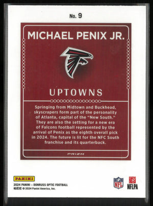 2024 Panini Donruss Uptowns Rookie Michael Penix JR. RC 