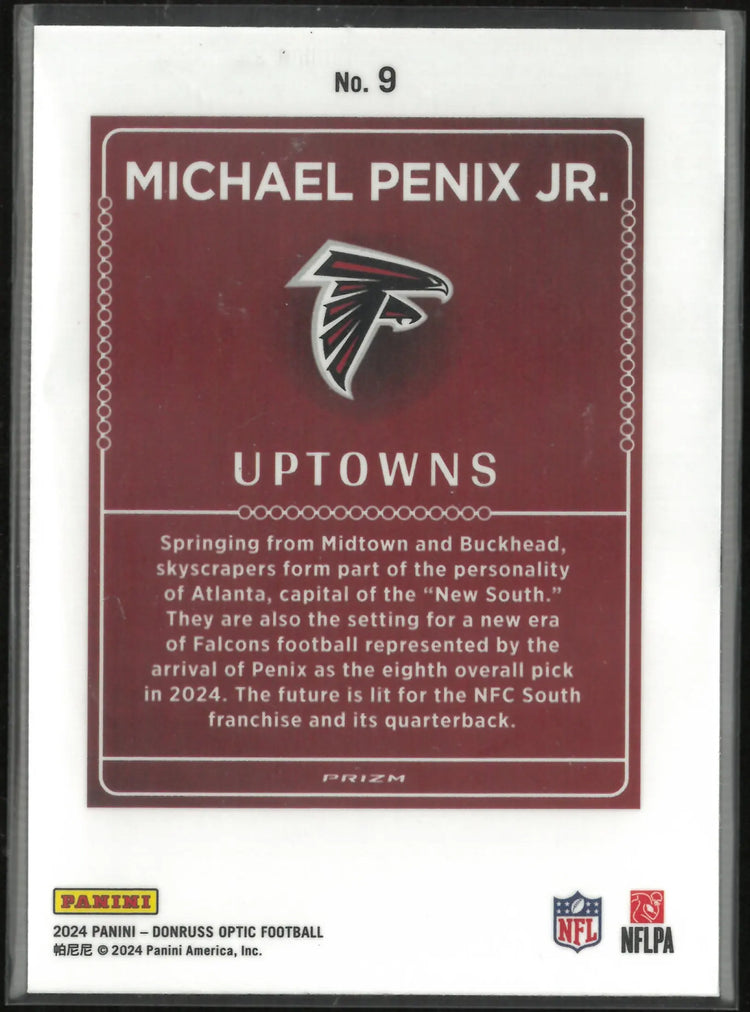 2024 Panini Donruss Uptowns Rookie Michael Penix JR. RC 
