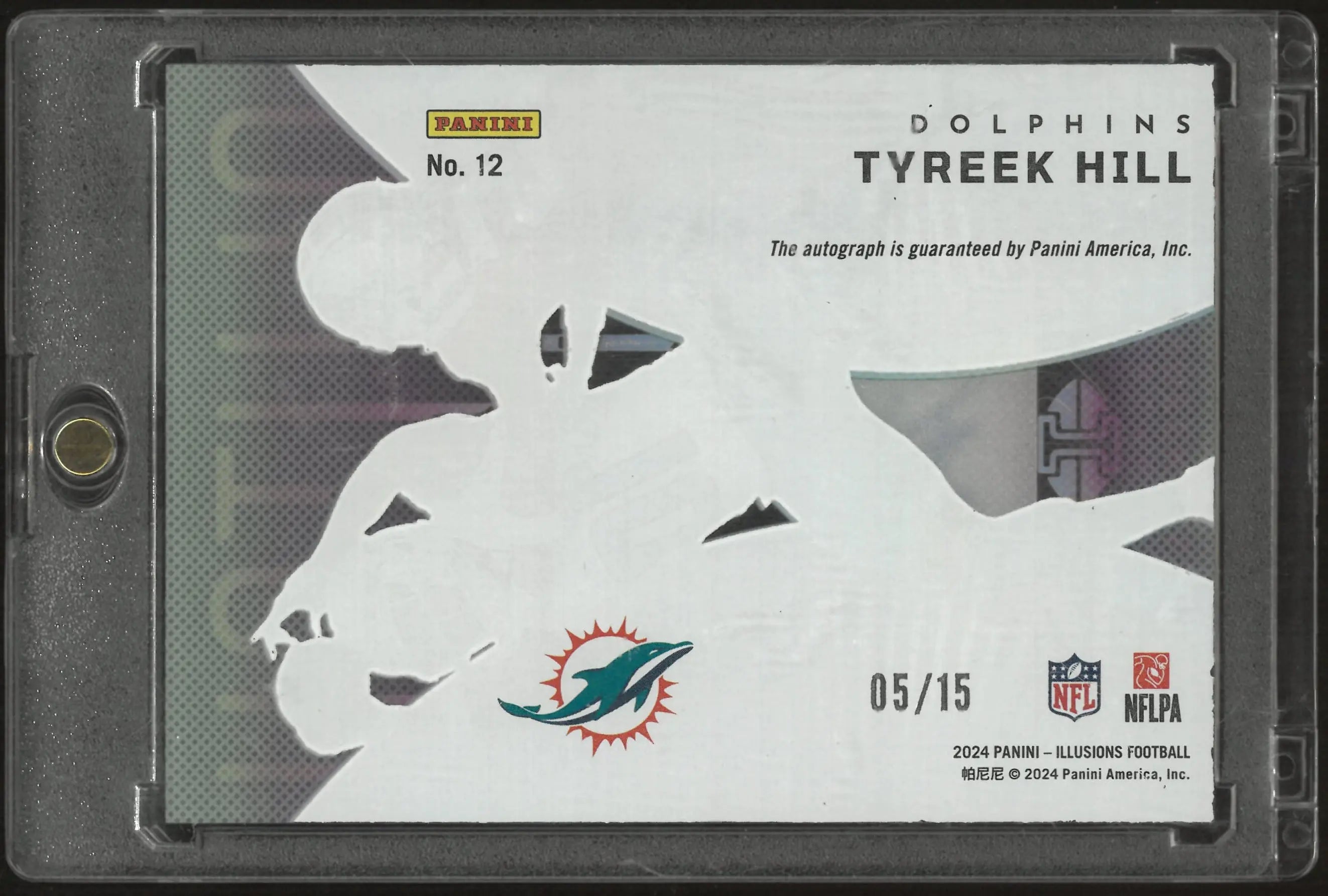 2024 Panini Illusions Clutch Autograph Tyreek Hill Auto /15 