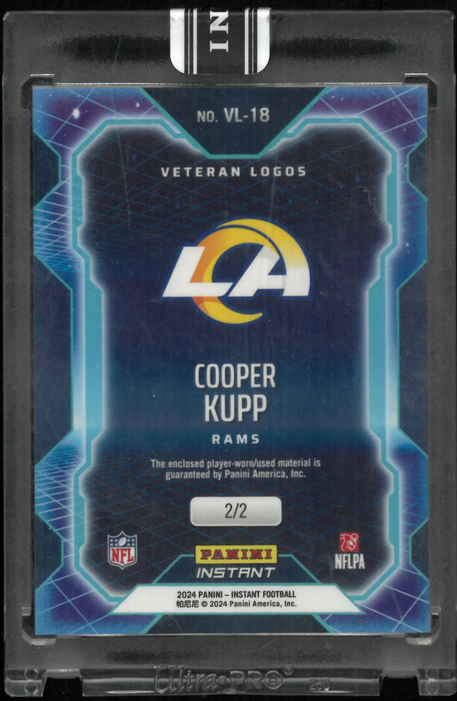2024 Panini Instant Football Veteran Logos Cooper Kupp 2/2 