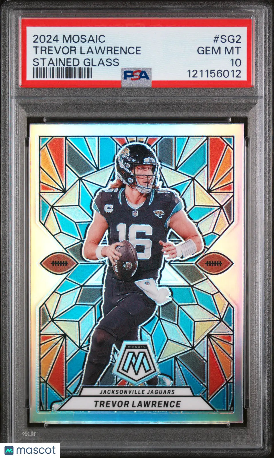 2024 Panini Mosaic Stained Glass Trevor Lawrence PSA 10 