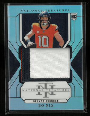 2024 Panini National Treasures Bo Nix Rookie Patch RC /35 