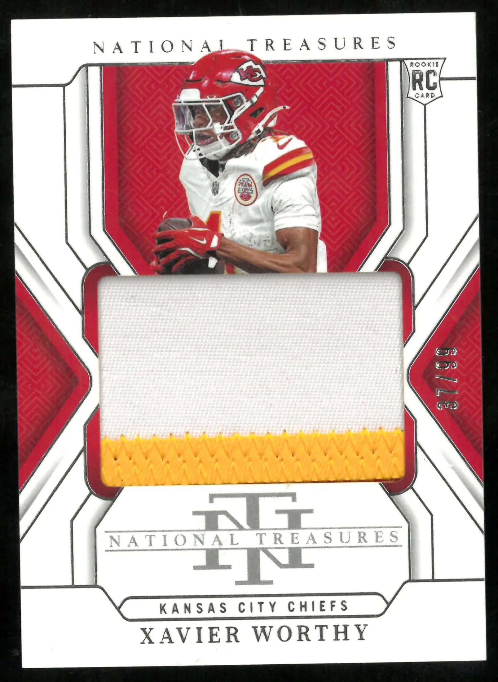 2024 Panini National Treasures Rookie Patch Xavier Worthy /99 