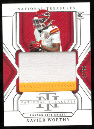 2024 Panini National Treasures Rookie Patch Xavier Worthy /99 