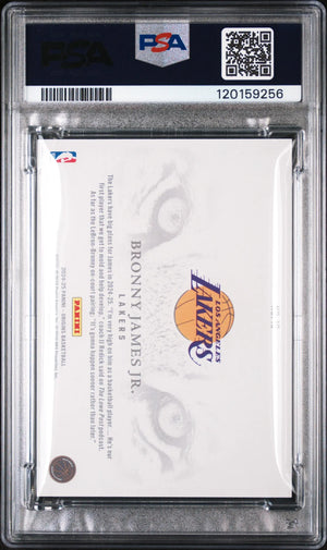 2024 Panini Origins White Tiger Eyes Bronny James JR. RC Rookie PSA 9 