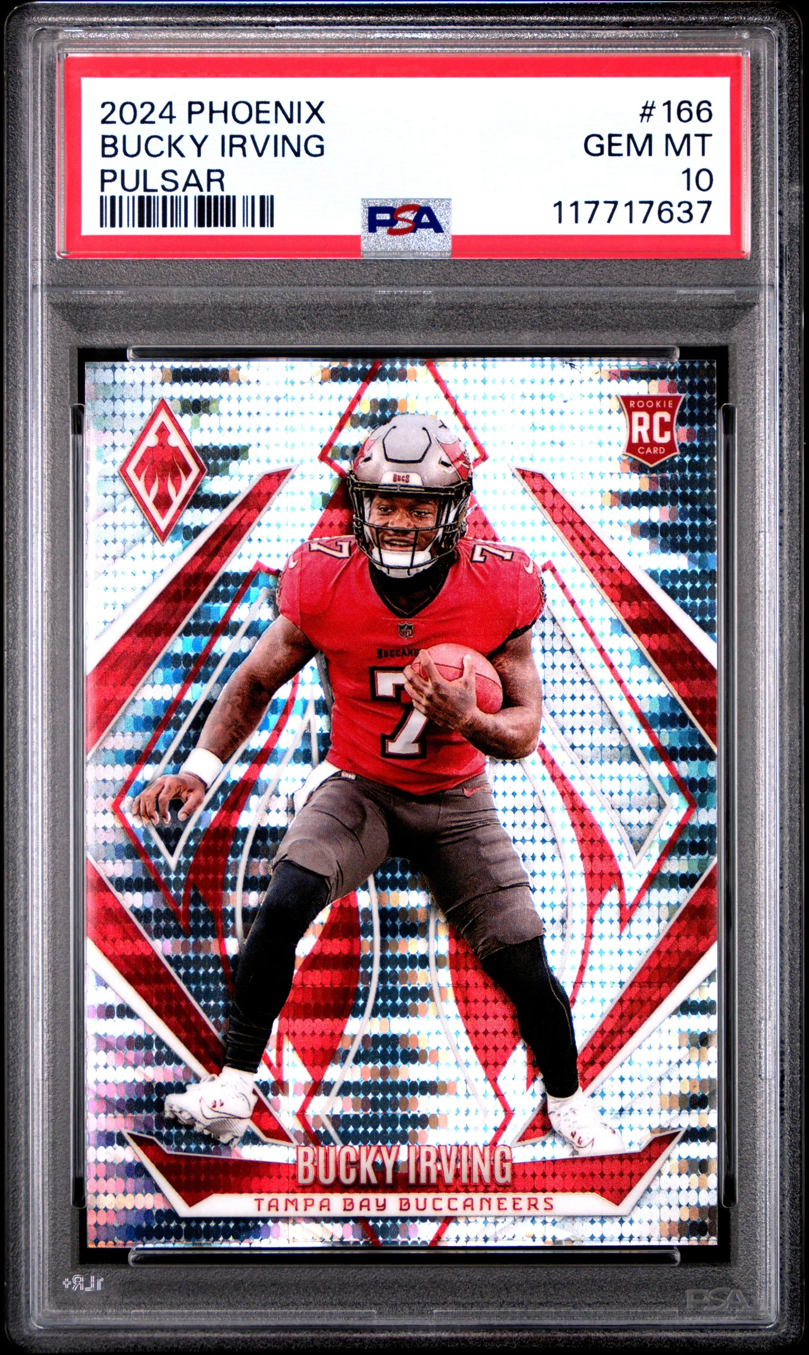 2024 Panini Phoenix Bucky Irving RC Rookie Pulsar PSA 10 /200 