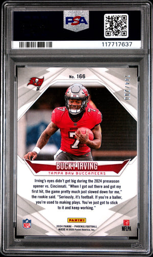 2024 Panini Phoenix Bucky Irving RC Rookie Pulsar PSA 10 /200 