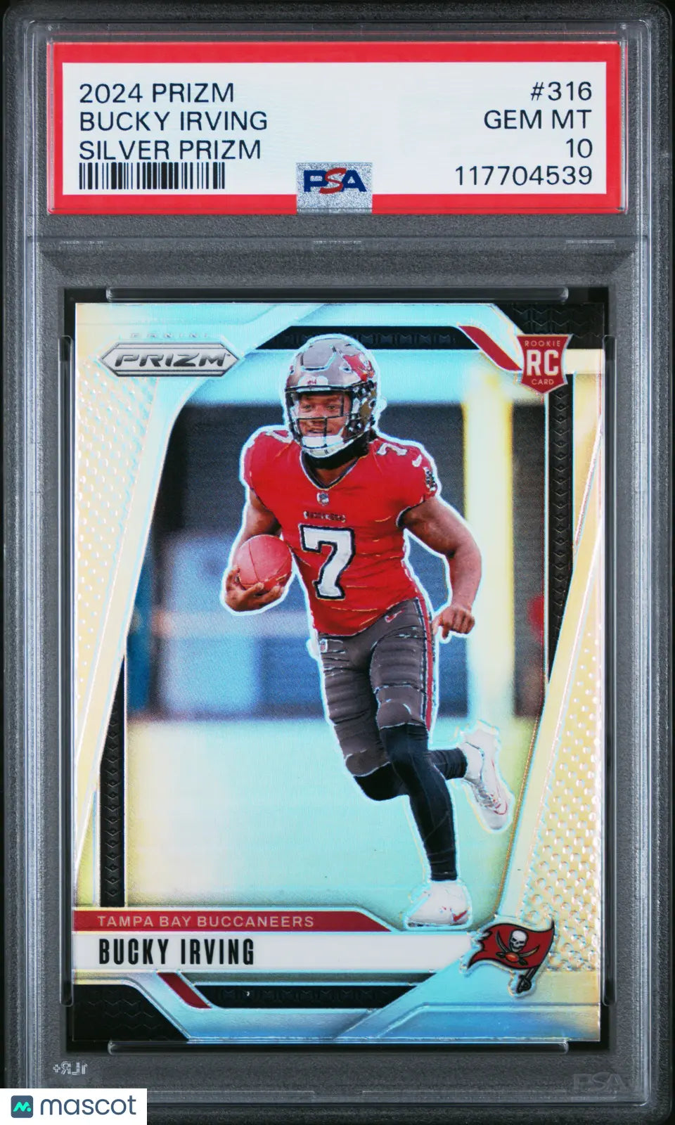 2024 Panini Prizm Bucky Irving Rookie RC Silver PSA 10 