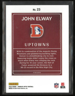 2024 Panini Prizm Donruss Optic Uptowns John Elway 