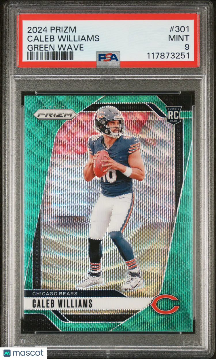 2024 Panini Prizm Football Caleb Williams RC Rookie Green