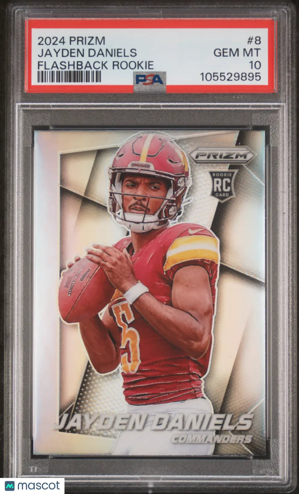 2024 Panini Prizm Football Prizm Flashback Rookie RC Jayden Daniels #8 PSA 10 