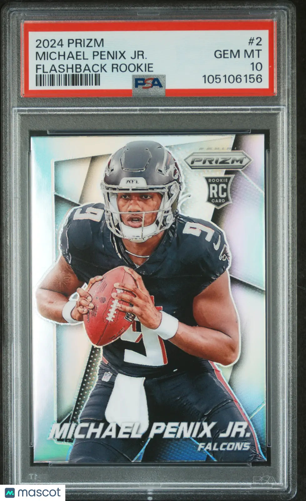 2024 Panini Prizm Football Prizm Flashback Rookie RC Michael Penix JR. #2 PSA 10 