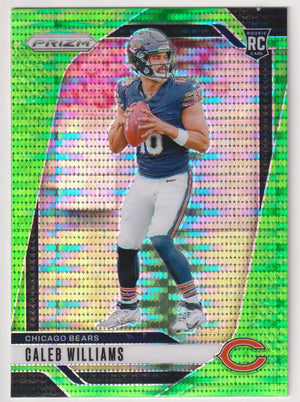 2024 Panini Prizm Rookie Caleb Williams Neon Green Pulsar RC 