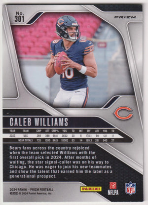 2024 Panini Prizm Rookie Caleb Williams Neon Green Pulsar RC 