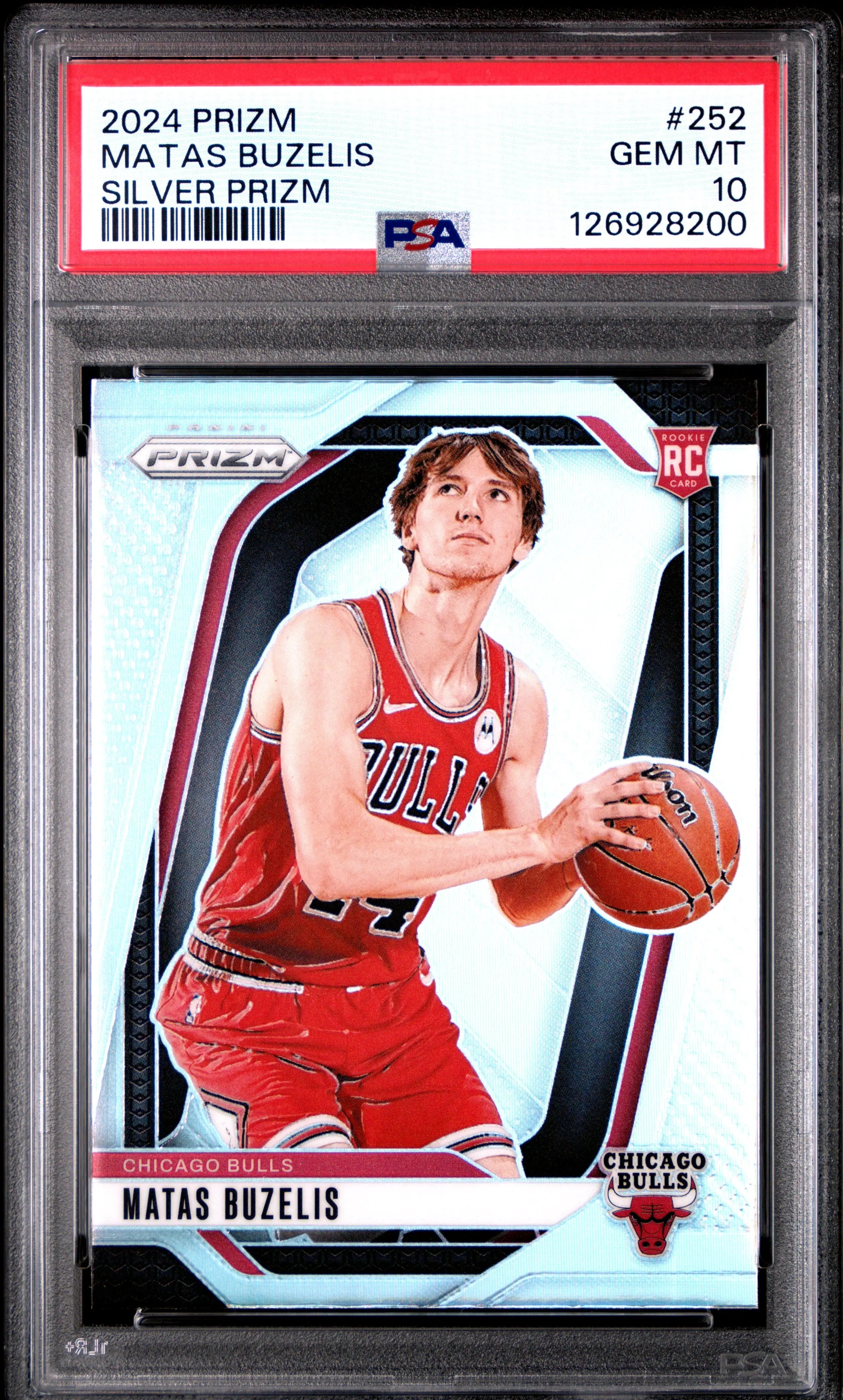 2024 Panini Prizm Rookie Matas Buzelis Silver RC PSA 10 