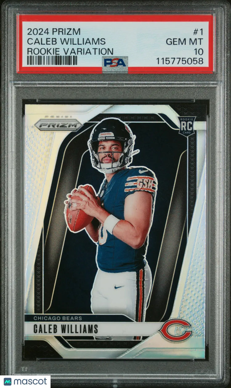 2024 Panini Prizm Rookie RC Variation Caleb Williams #1 PSA 10 