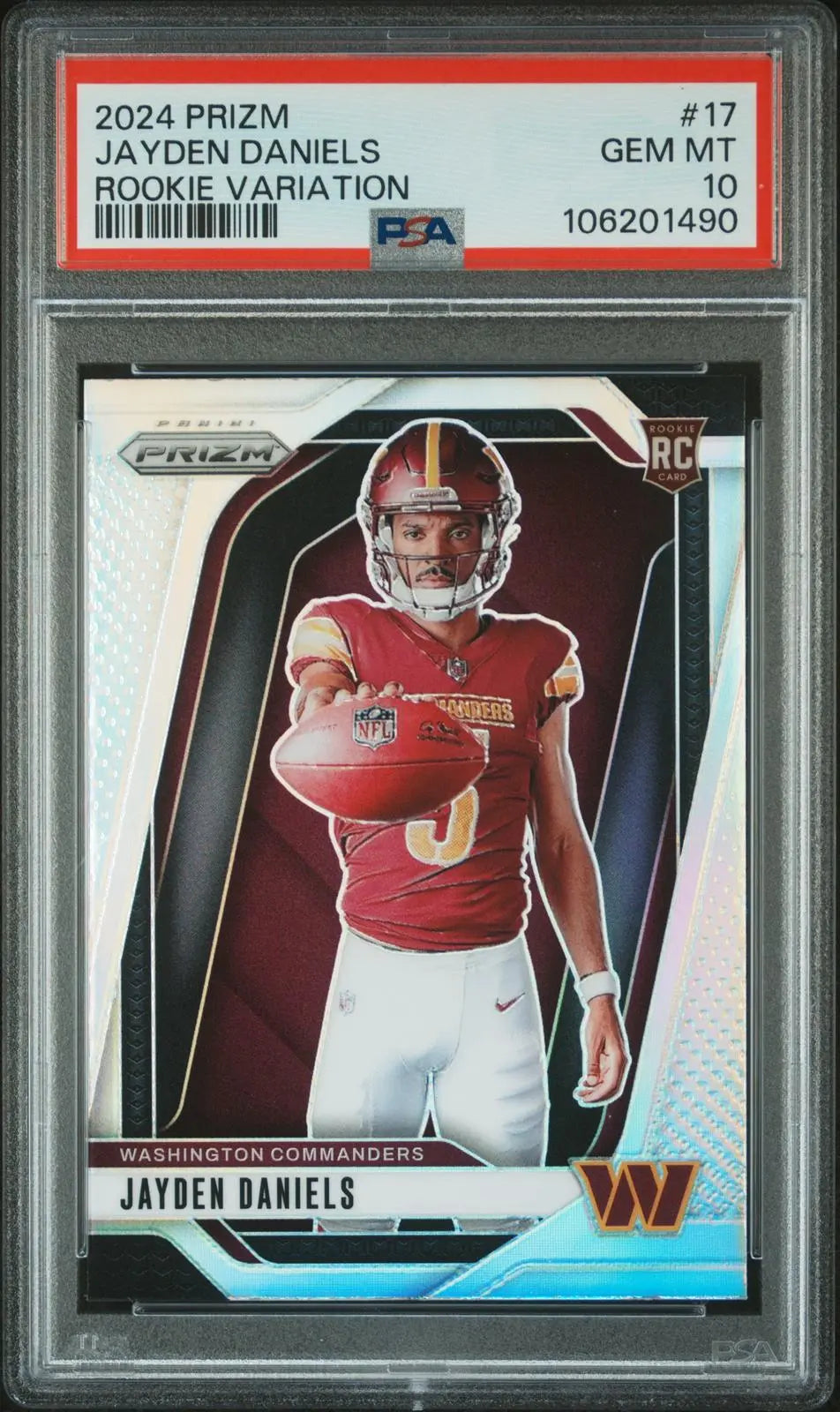 2024 Panini Prizm Rookie Variation Jayden Daniels RC PSA 10 