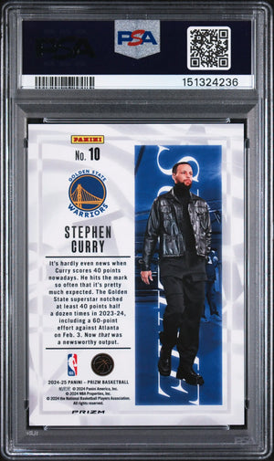 2024 Panini Prizm Sublime Stephen Curry PSA 9 