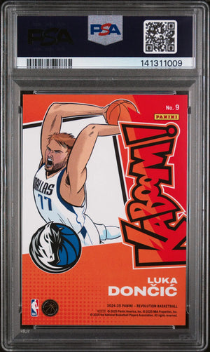 2024 Panini Revolution Kaboom! Horizontal Luka Doncic PSA 8 