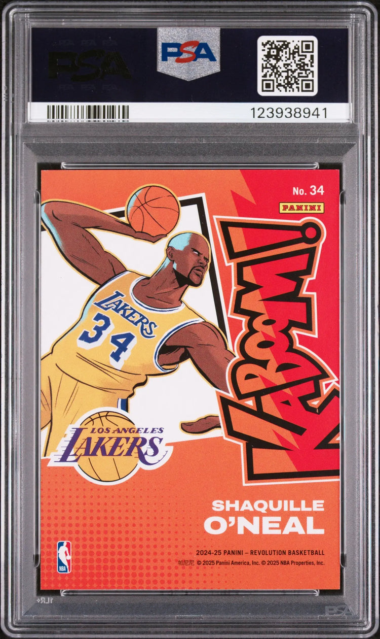 2024 Panini Revolution Kaboom! Horizontal Shaquille O'Neal #34 PSA 9 Lakers 