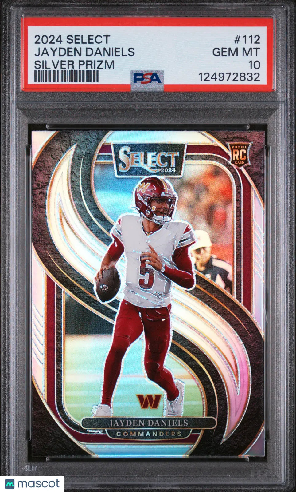 2024 Panini Select Jayden Daniels #112 Silver Prizm PSA 10 