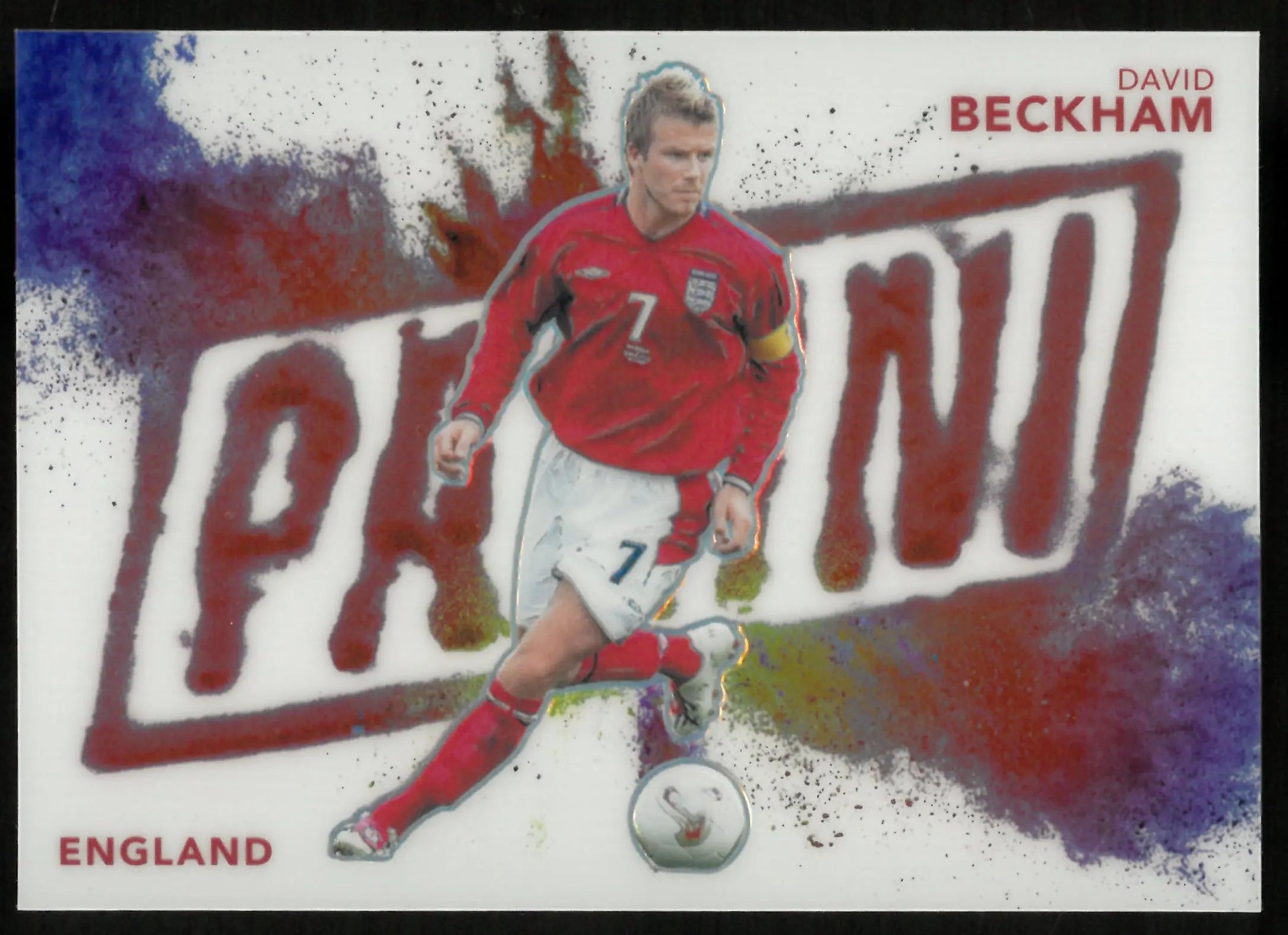 2024 Panini The National David Beckham Color Blast England /44 