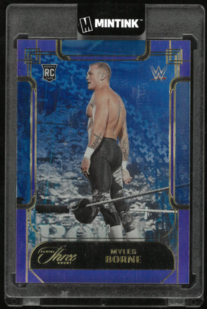 2024 Panini WWE Three Count Myles Borne Purple /8 