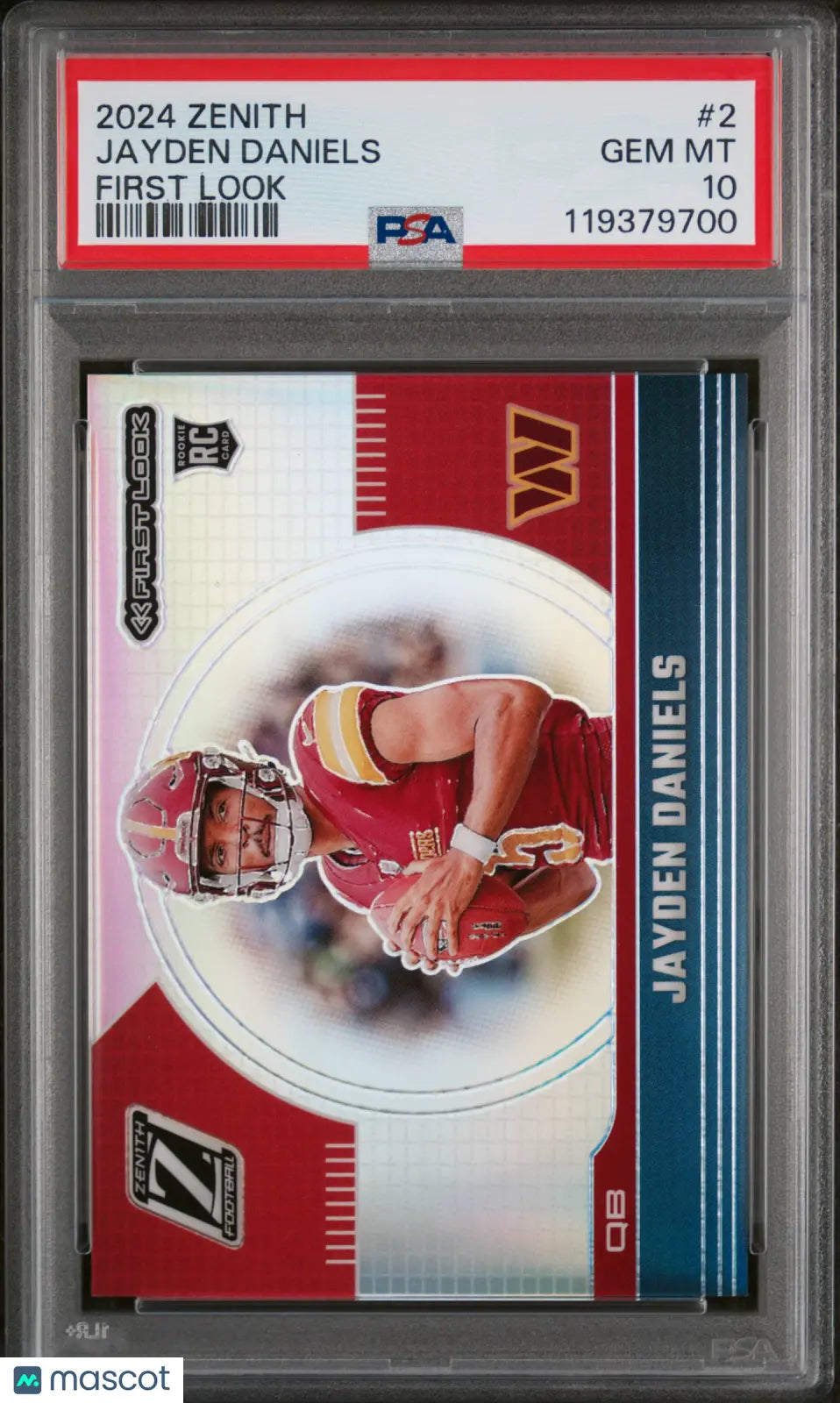 2024 Panini Zenith First Look Jayden Daniels RC Rookie PSA 10 Commanders 