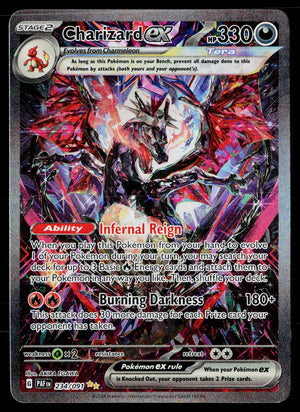 2024 Pokemon Paldean Fates Charizard ex Special Illustration Rare 234/091 