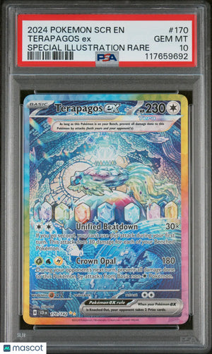 2024 Pokemon SCR EN-Stellar Crown Terapagos EX Special Illustration Rare PSA 10 