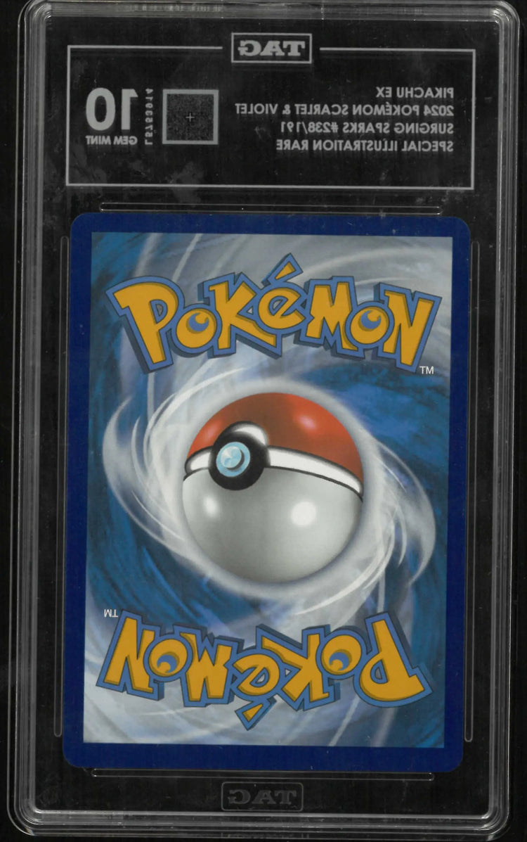 2024 Pokemon SV08 Surging Sparks 238/191 Pikachu ex TAG 10 