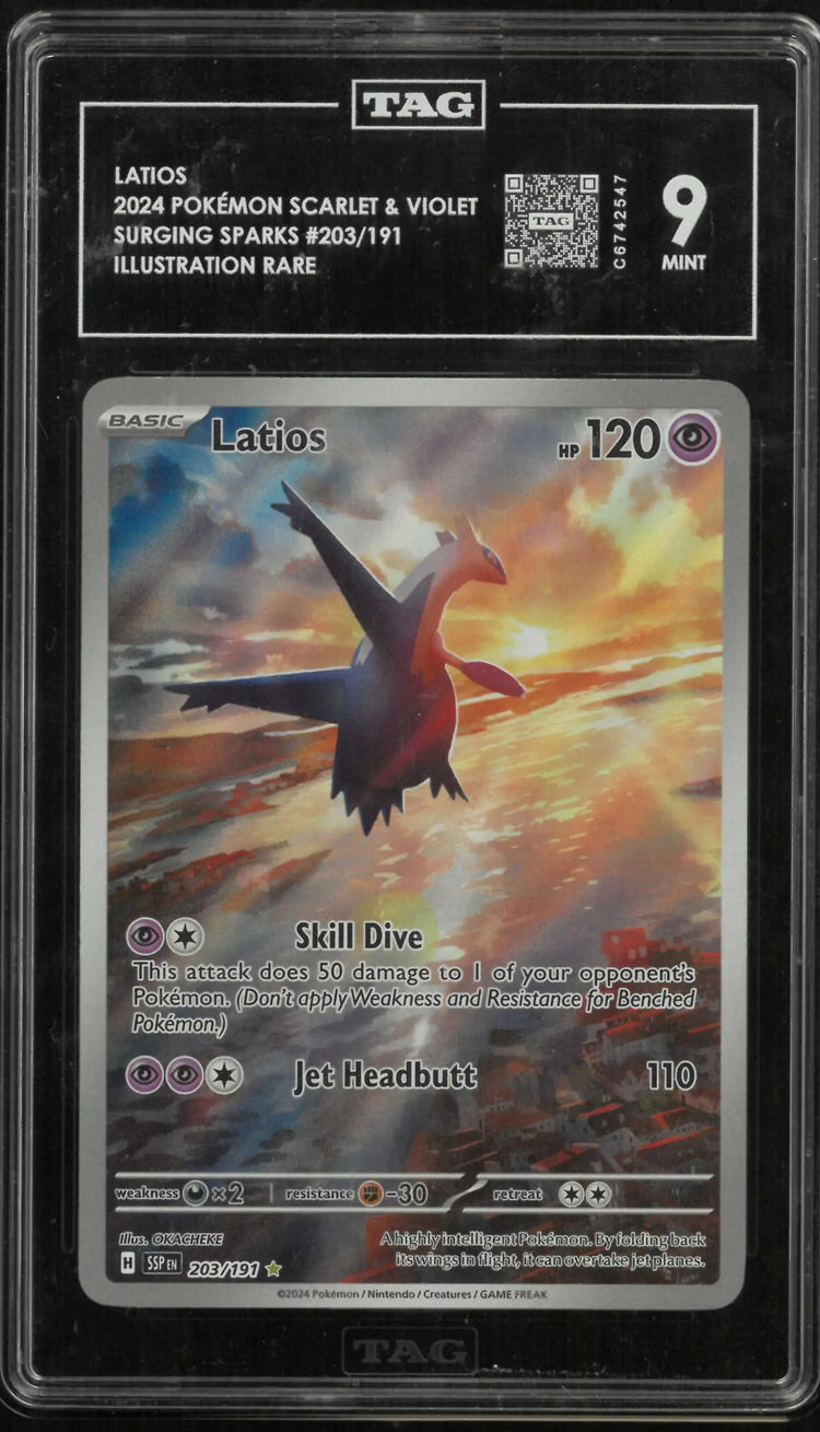 2024 Pokemon SV7a: Paradise Dragona 70/064 Latios TAG 9 