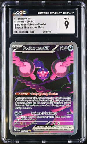 2024 Pokemon Shrouded Fable Pecharunt ex SIR 093/064 CGC 9 