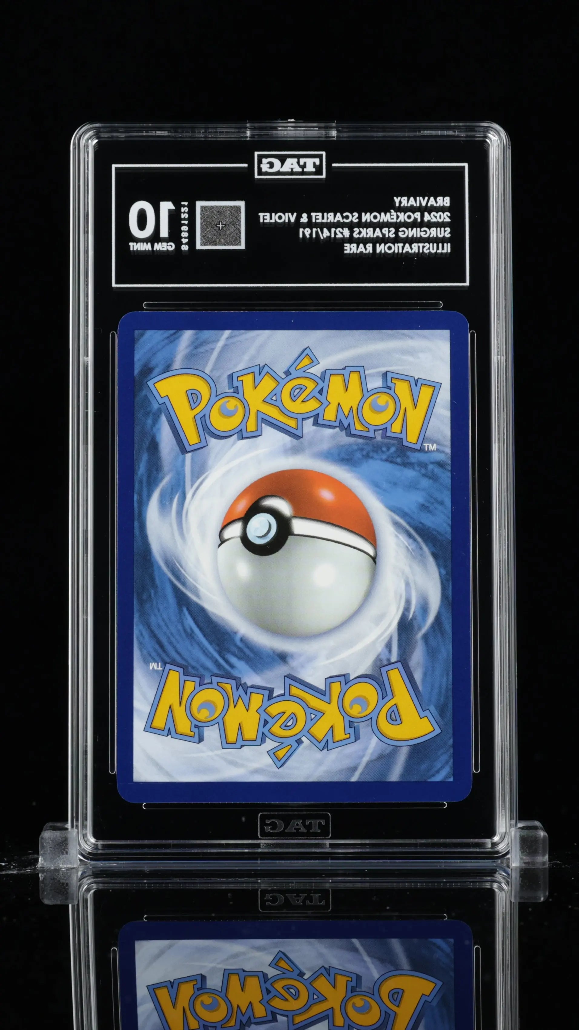 2024 Pokemon Surging Sparks Braviary Illustration Rare 214/191 TAG 10 