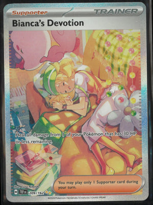 2024 Pokemon Temporal Forces Special Illustration Rare Bianca's Devotion 209/162 