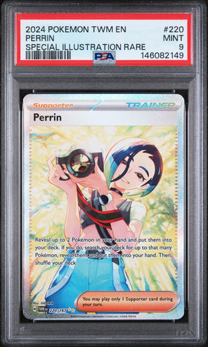 2024 Pokemon Twilight Masquerade Perrin Special Illustration Rare PSA 9 220/167 