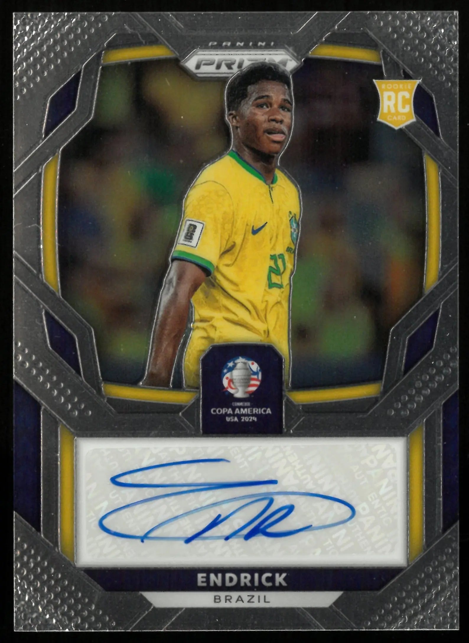 2024 Prizm Copa America Endrick RC Rookie Auto Autograph 