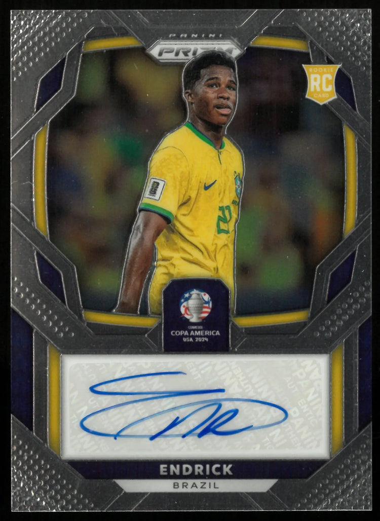 2024 Prizm Copa America Endrick RC Rookie Auto Autograph 