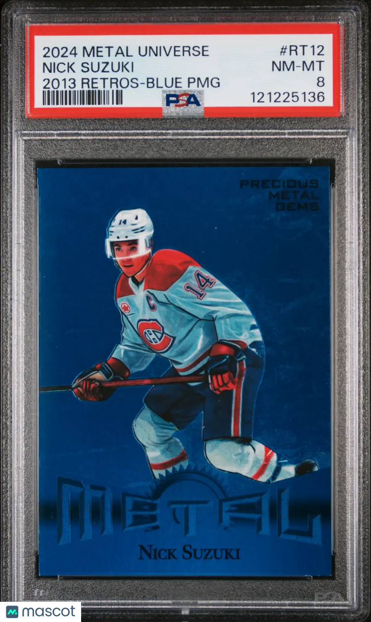 2024 Skybox Metal Universe 2013 Retros Nick Suzuki  Blue PMG PSA 8 /50 