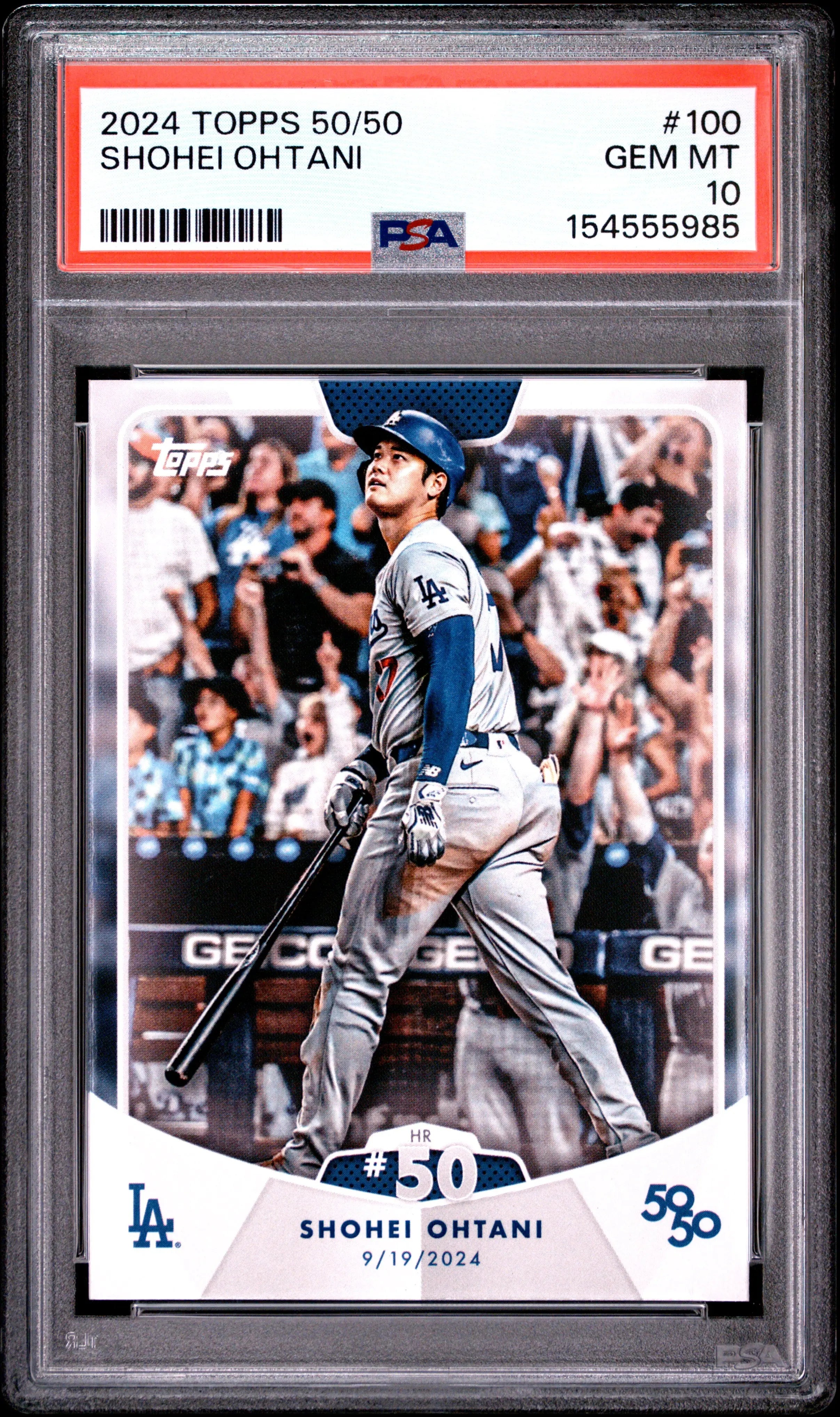 2024 Topps 50/50 Shohei Ohtani  PSA 10 
