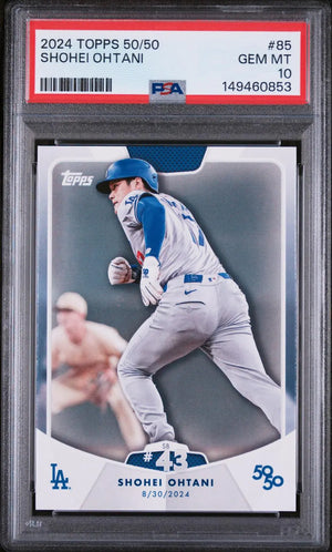 2024 Topps 50/50 Shohei Ohtani Stolen Base #43 PSA 10 