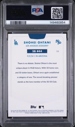 2024 Topps 50/50 Shohei Ohtani Stolen Base #44 PSA 10 